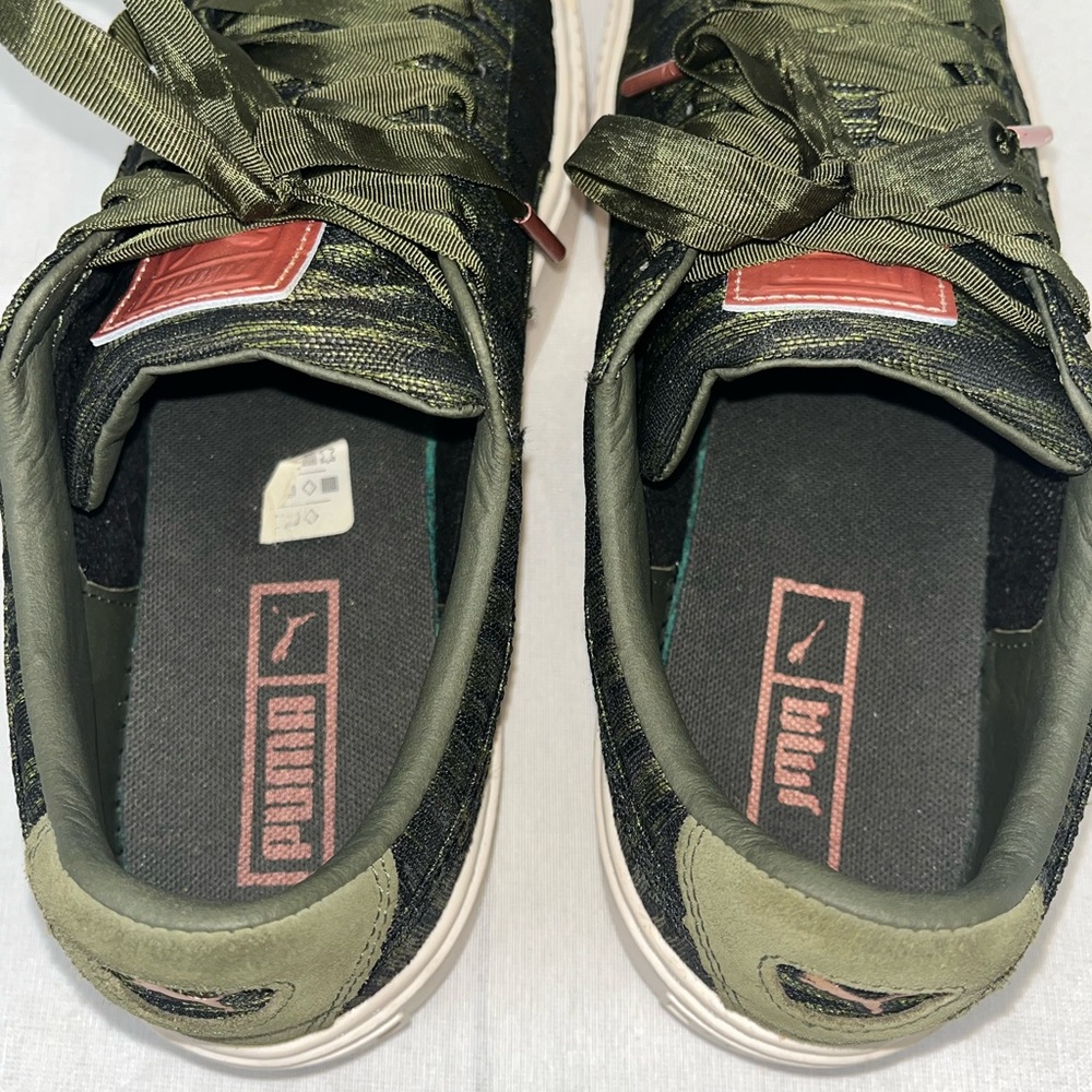 PUMA Basket Platform VR Olive Night Women’s size 10 - Picture 7 of 8